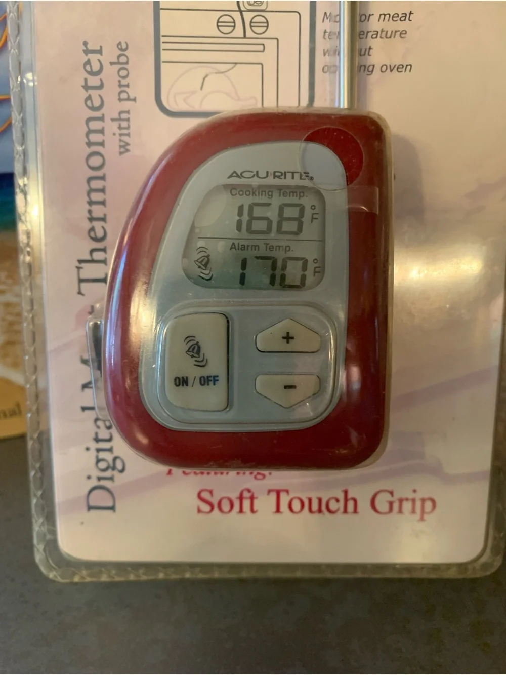 Kitchen Essentials, NEW IN PACKAGE, digital meat thermometer with probe.
